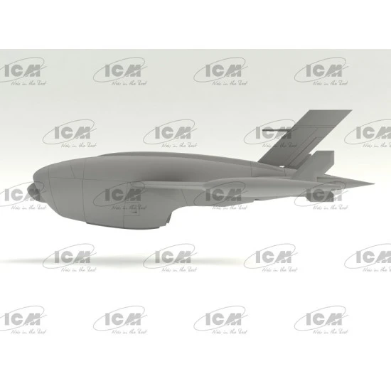 ICM 48400 - 1/48 - KDA-1 (Q-2A) Firebee with trailer scale model kit aircraft