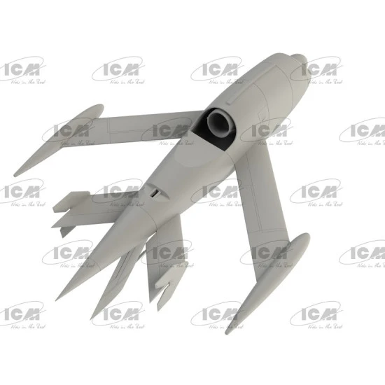 ICM 48400 - 1/48 - KDA-1 (Q-2A) Firebee with trailer scale model kit aircraft