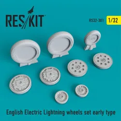 Reskit RS32-0301 - 1/32 English Electric Lightning Wheels set early type model