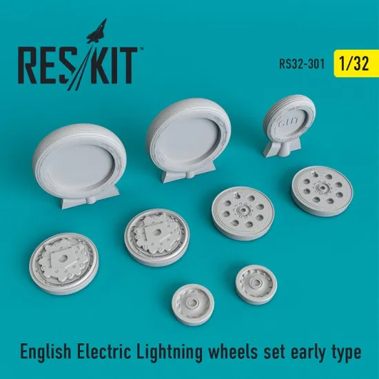 Reskit RS32-0301 - 1/32 English Electric Lightning Wheels set early type model
