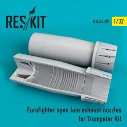 Reskit RSU32-0039 - 1/32 Eurofighter open (late type) exhaust nozzles model kit