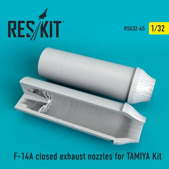 Reskit RSU32-0045 - 1/32 F-14A closed exhaust nozzles for TAMIYA Kit model scale
