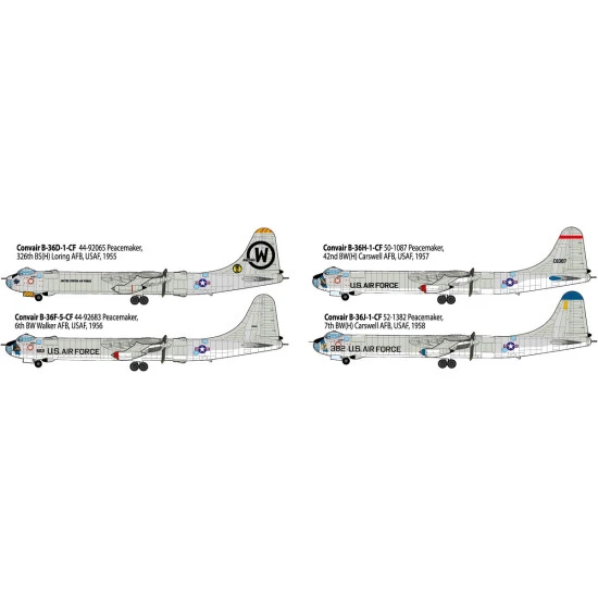 Roden 337 - 1/144 - Convair B-36D Peacemaker aircraft scale model plastic kit