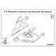 CAT4 R48048 - 1/48 F-4 Phantom II ailerons and flaps (for Hasegawa) scale model