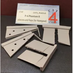 Us Stock Cat4 R48048 - 1/48 F-4 Phantom Ii Ailerons And Flaps For Hasegawa Scale Model