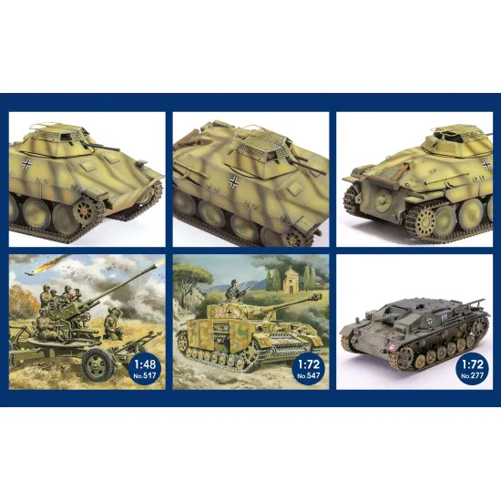 Unimodel UM 484 - 1/72 Reconnaissance tank on Bergepanzerwagen 38 chassis model