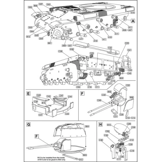 ACE 72447 - 1/72 AMX-13 DCA, French twin 30mm AA tank scale model plastic kit