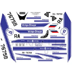 BSmodelle 144043 - 1/144 Ilyushin Il-76MD Volga-Dnepr decal for aircraft scale