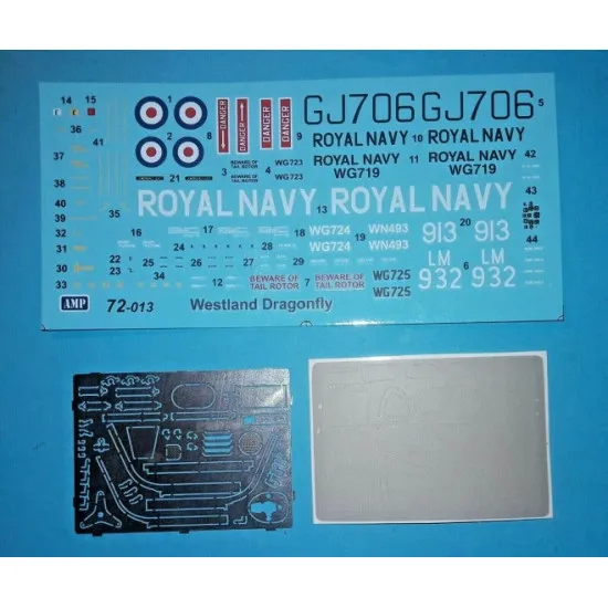 AMP 72-013 - 1/72 - WS-51 Dragonfly HR/3 Royal Navy scale model plastic kit