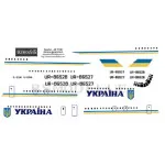 BSmodelle 144060 - 1/144 Ilyushin Il-62M Ukraine government decal aircraft model