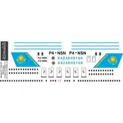 BSmodelle 144065 - 1/144 Boeing 757 Kazakhstan government decal aircraft model