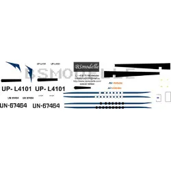 BSmodelle 144068 - 1/144 Let L-410 Turbolet Air Actobe decal aircraft model kit