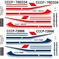 BSmodelle 144075 - 1/144 Antonov An-74(72) Aeroflot Polar decal aircraft model