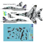 BSmodelle 144308 - 1/144 Mikoyan Gurevitch MiG-29 Ukraine AF decal for aircraft