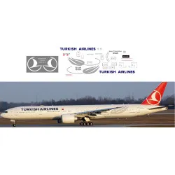 BSmodelle 144318 - 1/144 Boeing 777 Turkish Airlines decal for aircraft model