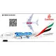 BSmodelle 144293_6 - 1/144 Airbus A-380 Emirates Expo 2020 Blue Decal model kit