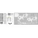 BSmodelle 144472 - 1/144 Boeing 737 Sky Up decal for aircraft model scale kit