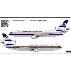 BSmodelle 144503 - 1/144 McDonnel Douglas DC-10 AMERICAN TRANS AIR decal model
