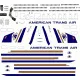 BSmodelle 144503 - 1/144 McDonnel Douglas DC-10 AMERICAN TRANS AIR decal model