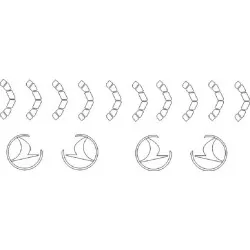 BSmodelle 144514_1 - 1/144 Airbus A318319320321 painting mask 1/72 for model