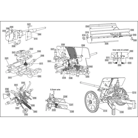 ACE 72574 - 1/72 - Diana 7,62cm FK.36 (R) auf mZgkw 5t.1 scale plastic model