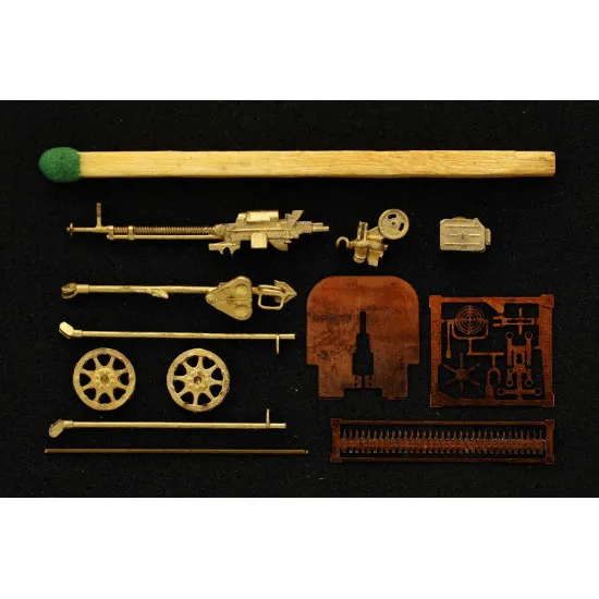 Mini World A72 19a - 1/72 - DShK, 1938 year on two-wheeled trolley (USSR) new