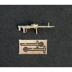 Mini World A72 81 - 1/72 Type 89(Te-4) Japanese Machine Gun (Japan) new model