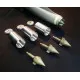 Mini World A72 82 - 1/72 Air intakes for B-58 Hustler Italeri new scale model