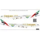 BSmodelle 144543 - 1/144 Airbus A340-500 Emirates A6-ERE decal for aircraft kit
