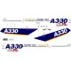 BSmodelle 144549 - 1/144 Airbus A330 F-WWKA decal for aircraft model scale kit