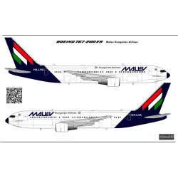 BSmodelle 144554 - 1/144 Boeing 767 Hungarian Air lines decal for aircraft model