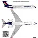 BSmodelle 144552 - 1/144 Ilyushin Il-62M Malev decal for aircraft model scale