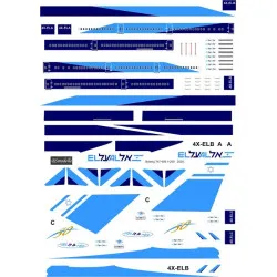 BSmodelle 200555 - 1/200 Boeing 747 ELAL decal for aircraft model scale kit