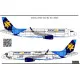 BSmodelle 144555_1 - 1/144 Airbus A320-232 4X-ABI ISRAIR decal for aircraft kit