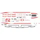 BSmodelle 144001_1 - 1/144 Sud SE210 Caravelle Tunis Air decal for aircraft kit
