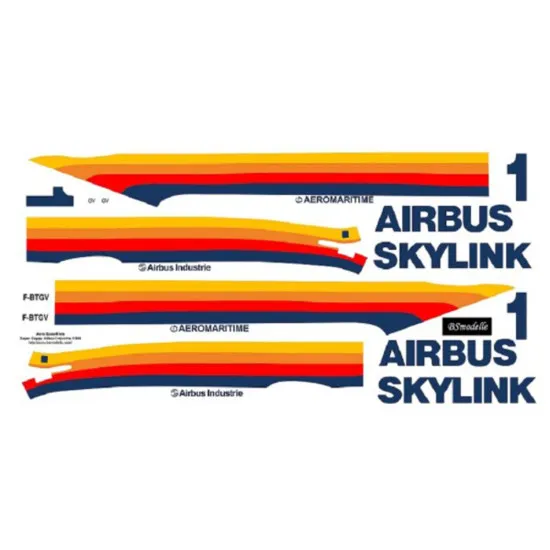 BSmodelle 144279_1 - 1/144 Aero Spacelines Super Guppy No.1 Airbus Industrie decal