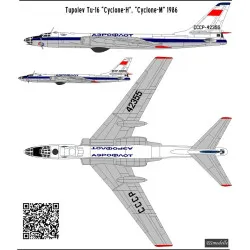 BSmodelle 1440517 - 1/144 Tupolev Tu-16 Cyclone decal for aircraft model scale