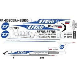 BSmodelle 100019 - 1/100 Tupolev Tu-154 Ut Air decal for aircraft scale model