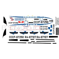 BSmodelle 100020 - 1/100 Let L-410 Turbolet Aeroflot decal for aircraft model
