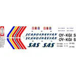 BSmodelle 1000045 - 1/100 McDonnel Douglas DC-9 SAS classic decal for aircraft