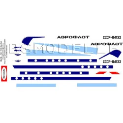 BSmodelle 100052 - 1/100 Mil Mi-10K Aeroflot 80-th decal for aircraft model kit