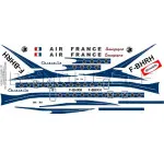 BSmodelle 100066 - 1/100 Sud SE210 Caravelle Air France decal for aircraft model