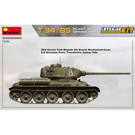 Miniart 35294 - 1/35 T-34/85 PLANT 112. SPRING 1944. INTERIOR KIT scale model