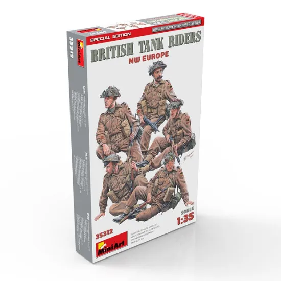 Miniart 35312 - 1/35 British tank Riders. NW Europe special edition scale model Miniart 35312 - 1/35 British tank Riders. NW Europe special edition scale model