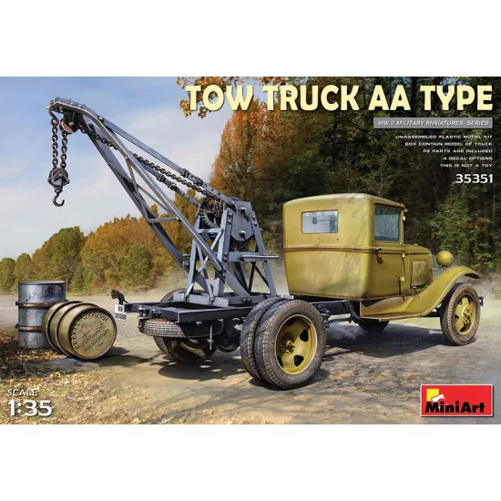 Miniart 35351 - 1/35 Tow Truck AA Type scale plastic model Military Miniatures