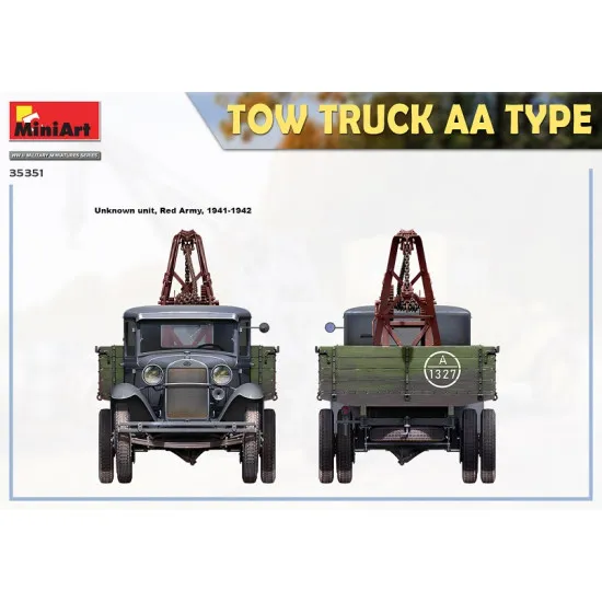 Miniart 35351 - 1/35 Tow Truck AA Type scale plastic model Military Miniatures