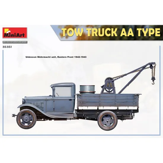 Miniart 35351 - 1/35 Tow Truck AA Type scale plastic model Military Miniatures