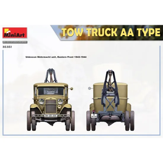 Miniart 35351 - 1/35 Tow Truck AA Type scale plastic model Military Miniatures