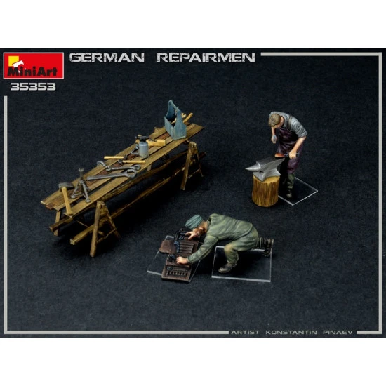 Miniart 35353 - 1/35 German Repairmen scale plastic model Military Miniatures