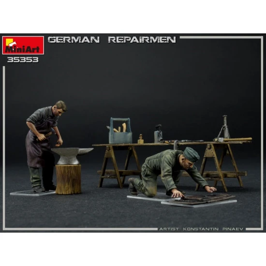 Miniart 35353 - 1/35 German Repairmen scale plastic model Military Miniatures